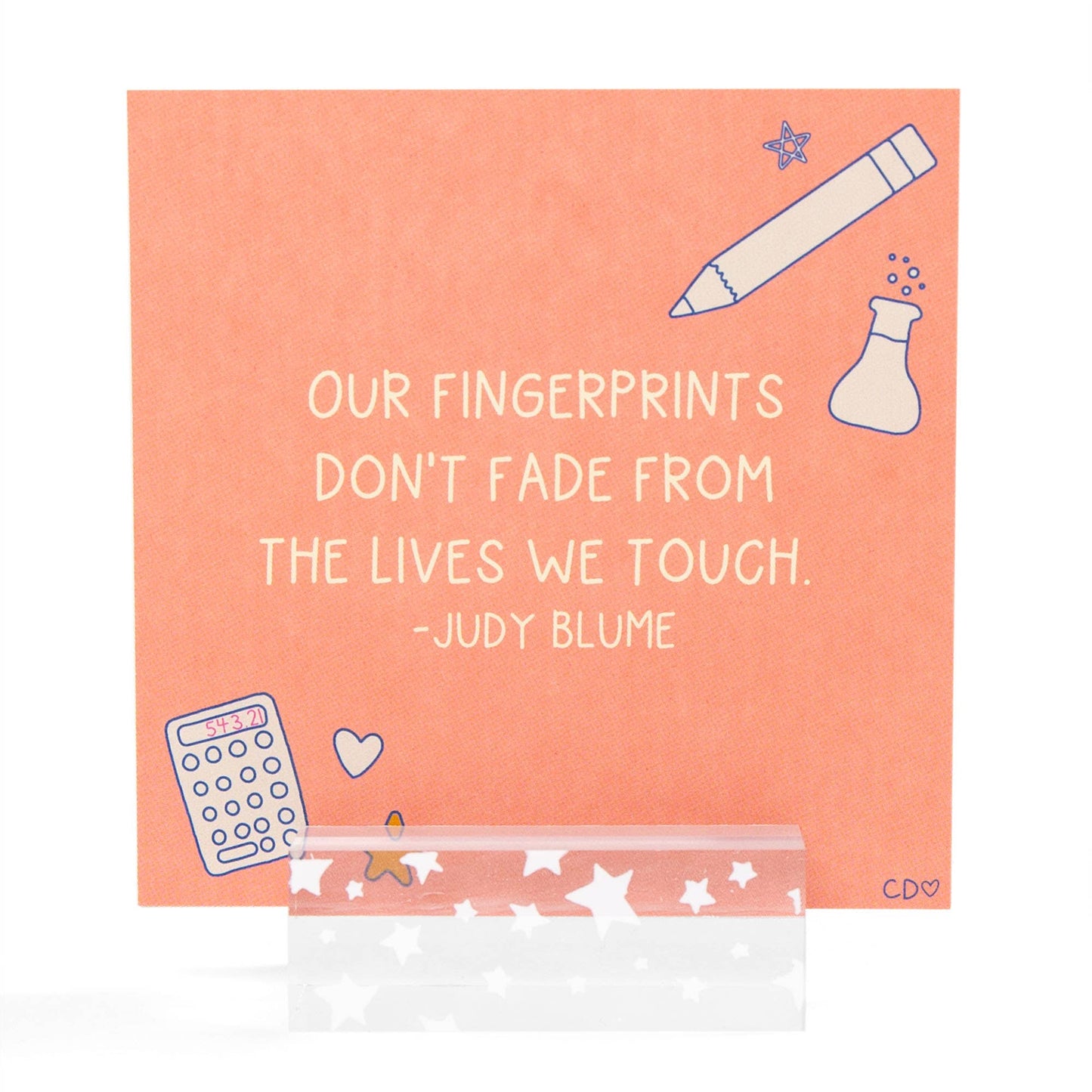 Phrases For Teachers Encouraging Desk Card Set
