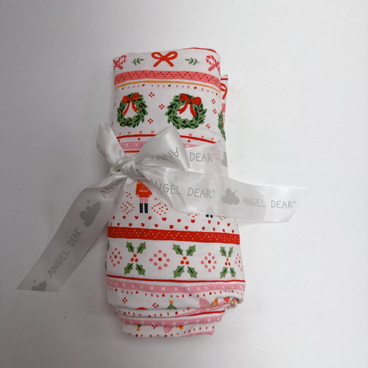 Sugar Plum Fairy Nutcracker Pink Swaddle Blanket