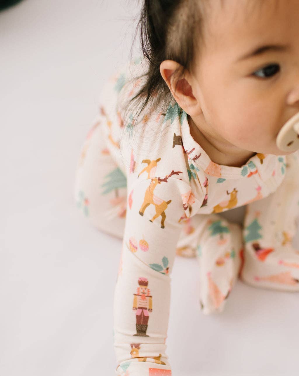 Zippy Bamboo Baby Pajama in Nutcracker | christmas