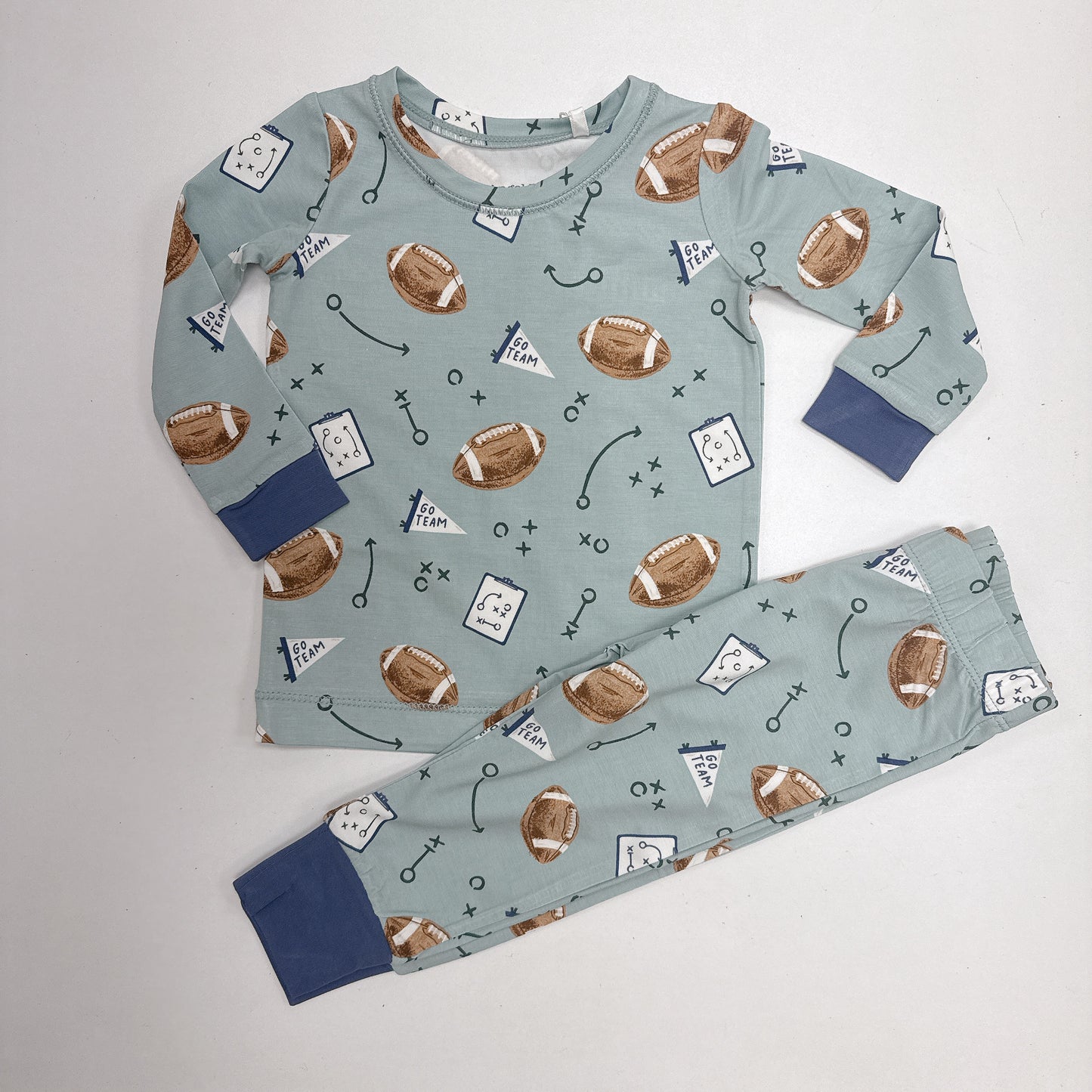 Touchdown Time Grey Mist Loungewear Set