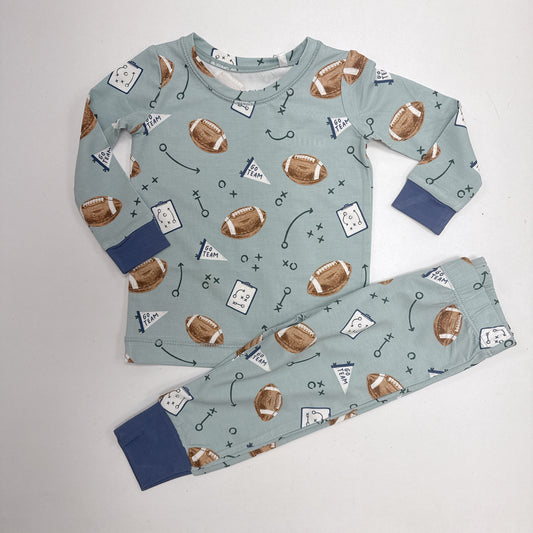 Touchdown Time Grey Mist Loungewear Set