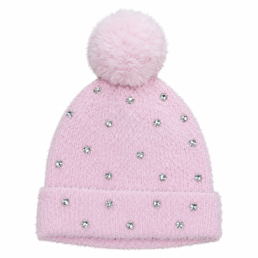 Light Pink Glitzy Beanie