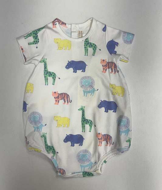 Short Sleeve Patton Play Bubble- Wittle Wild One