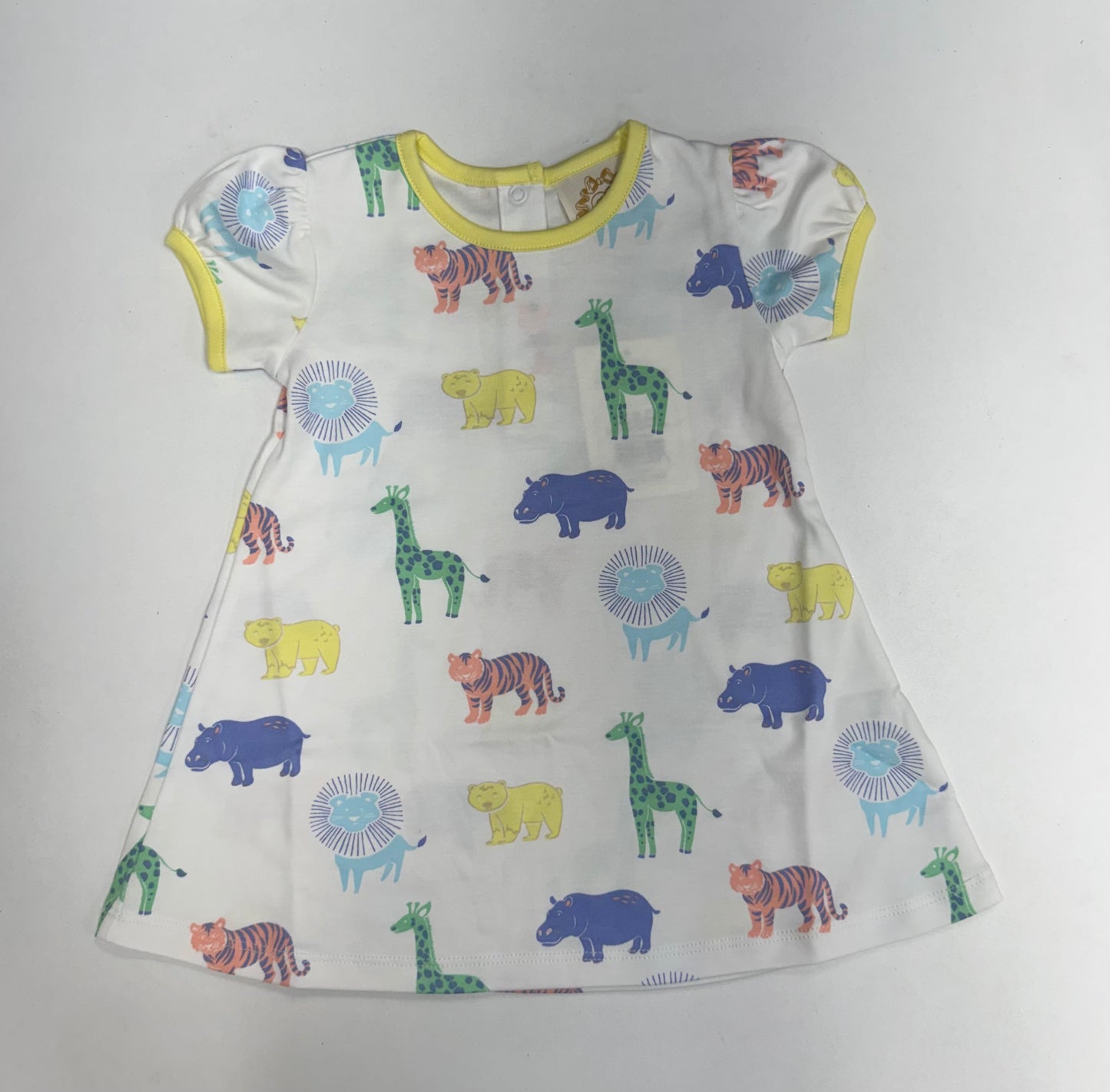 Penny's Play dress- Wittle Wild One/Lake Worth Yellow