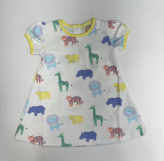 Penny's Play dress- Wittle Wild One/Lake Worth Yellow