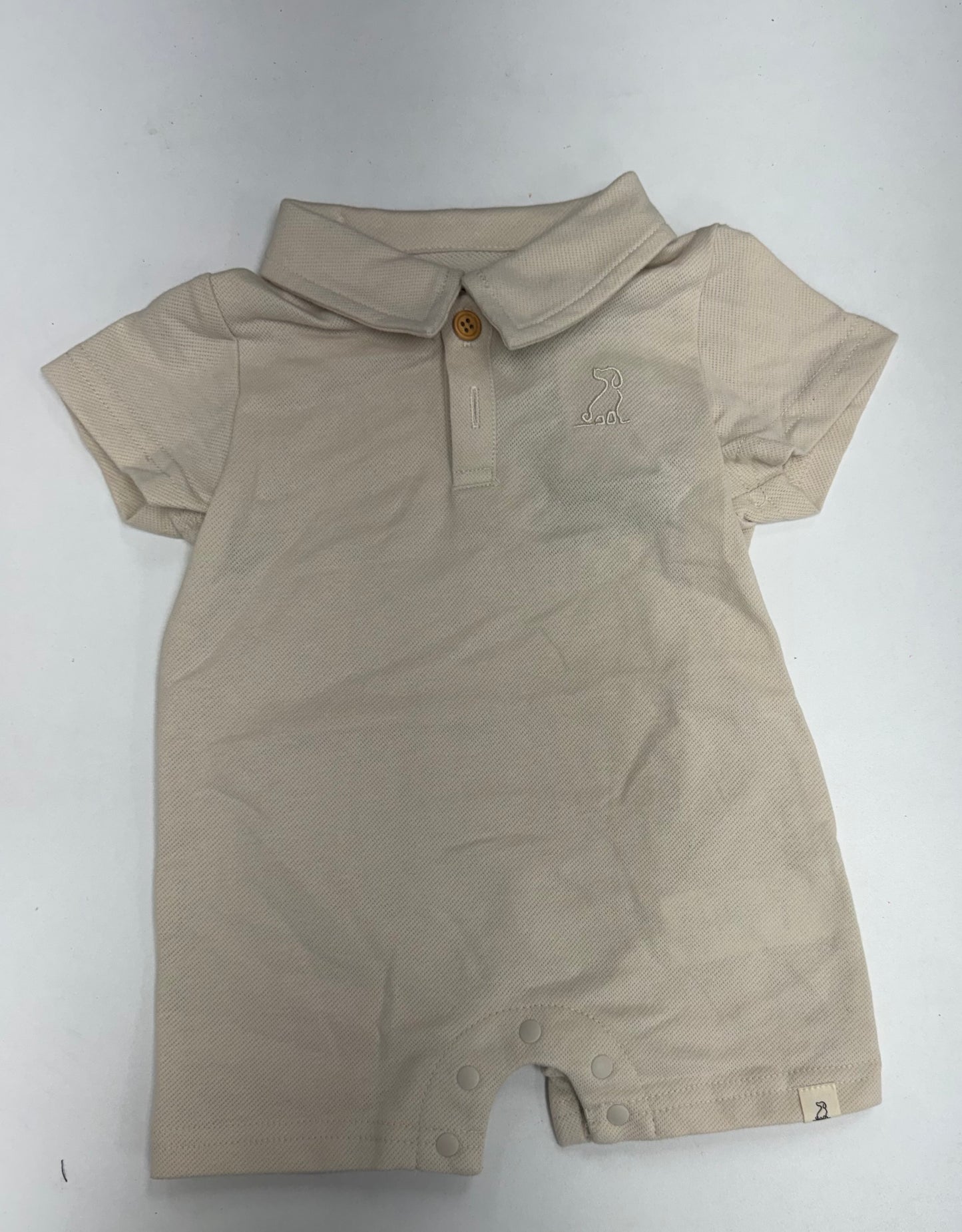 Drift Romper - Cream Pique