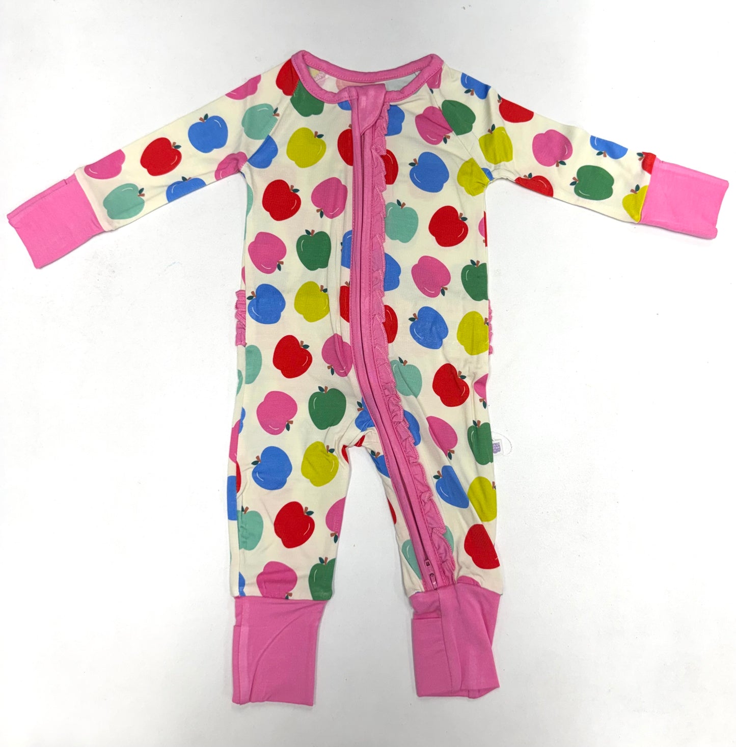 Apple Of My Eye Ruffle Romper