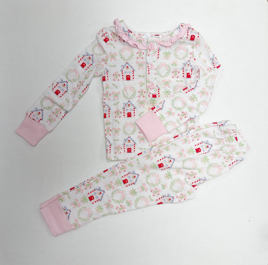 Gingerbread Girl's PJ Set