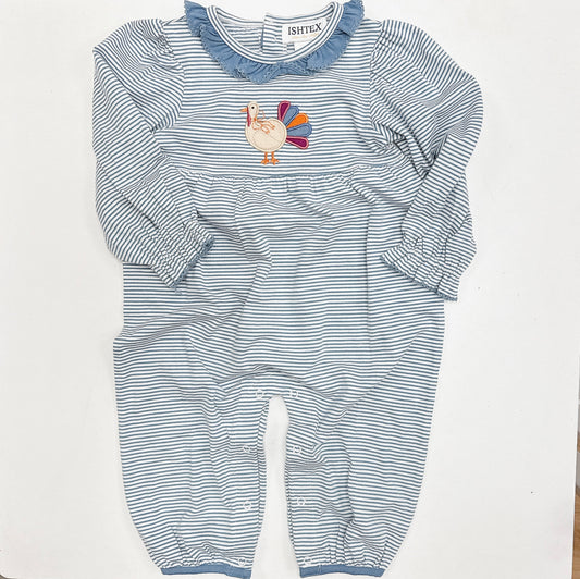 Turkey Girl's Romper