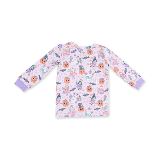 Halloween Monster Loungewear Pink set
