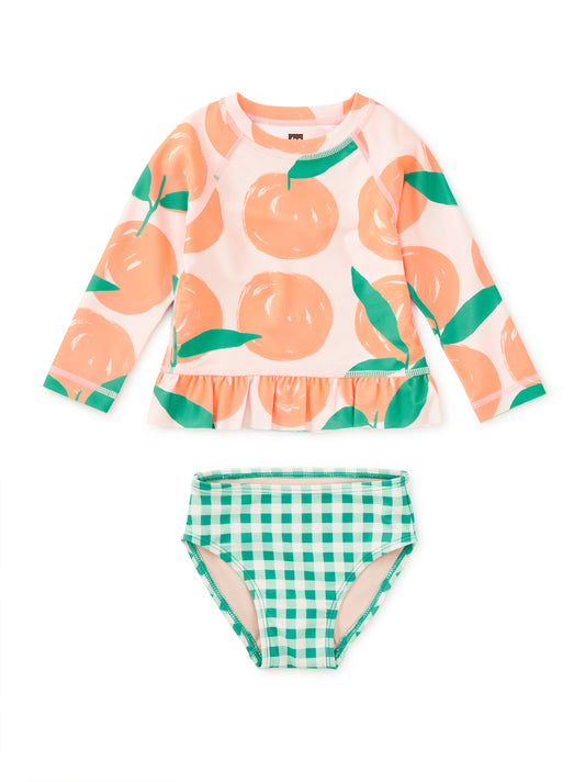 Rashguard Baby Swim Set - Valencia Orange